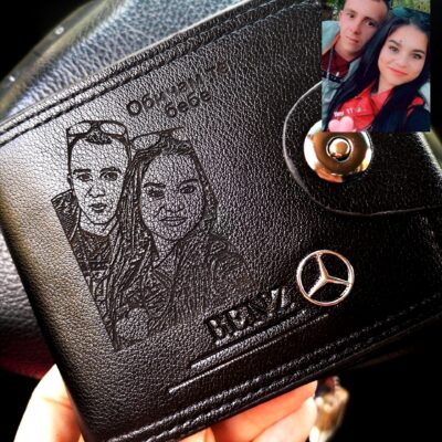 Мъжки Портфейл с емблема на Mercedes